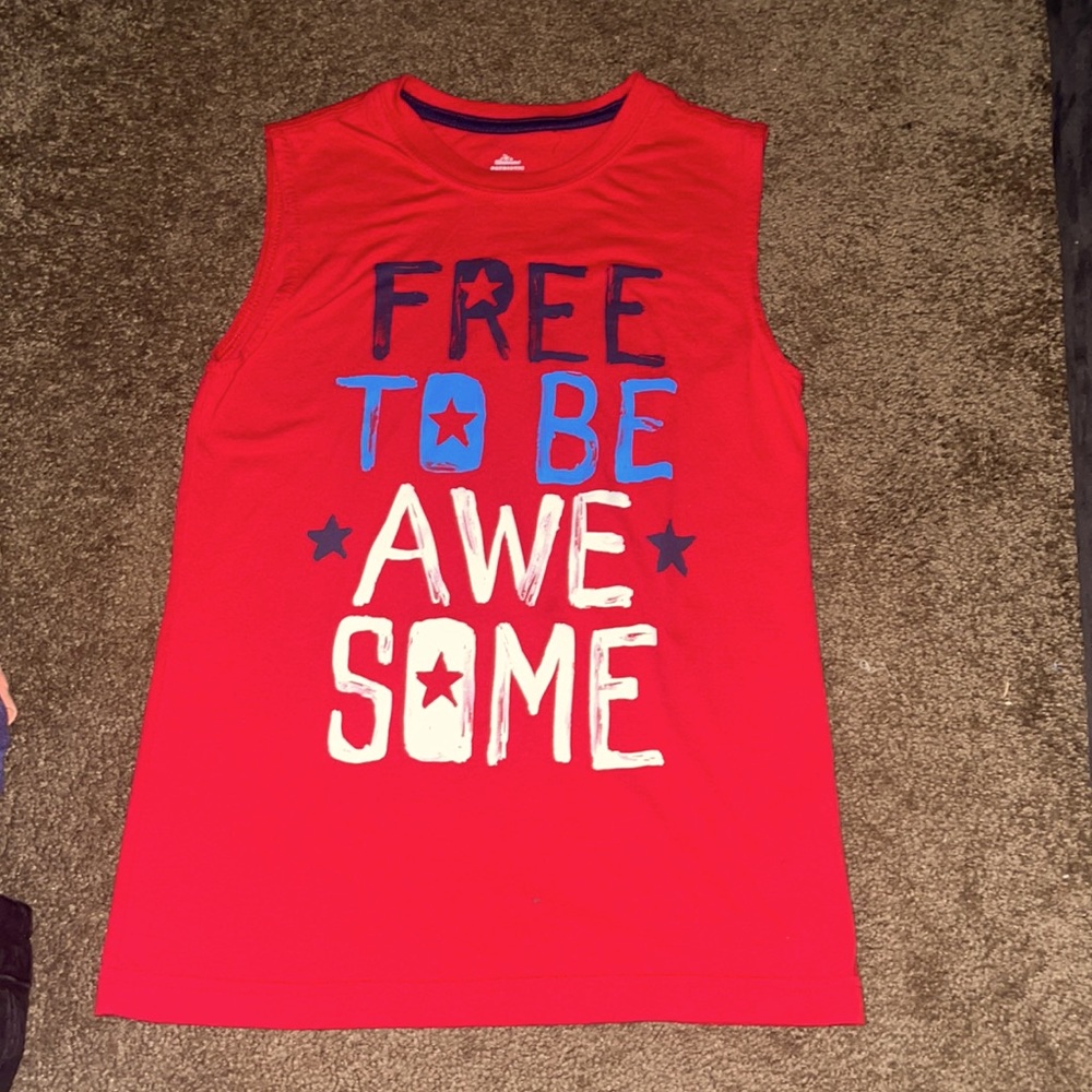 Boys holiday celebration tank top